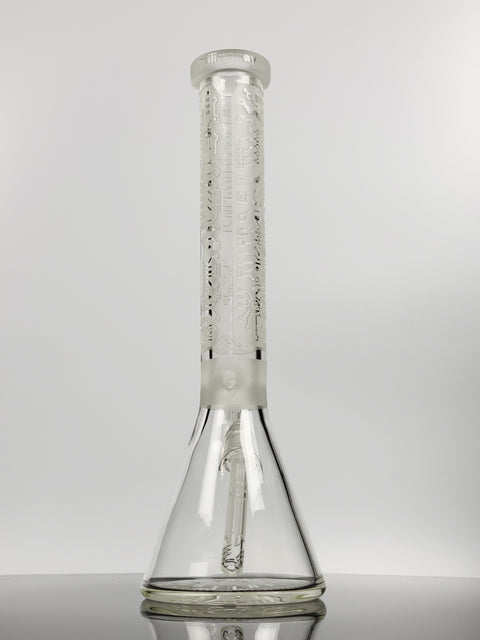 MilkyWay 15'' frosted etched beaker