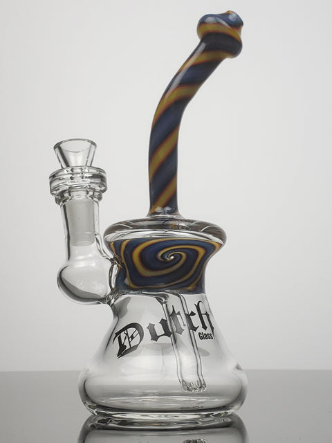 Dutch 8'' fat bottom bong with colored neck – ABSNTMINDED