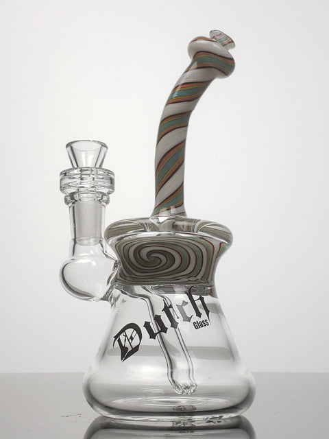 Dutch 8'' fat bottom bong with colored neck – ABSNTMINDED