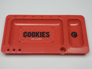 Cookies red medium rolling tray
