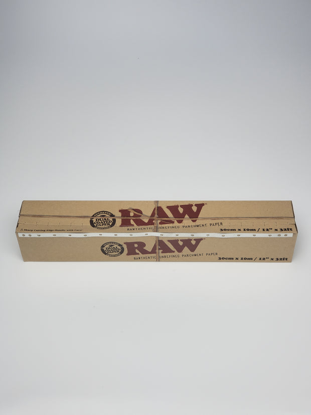 Raw dual coated parchment paper