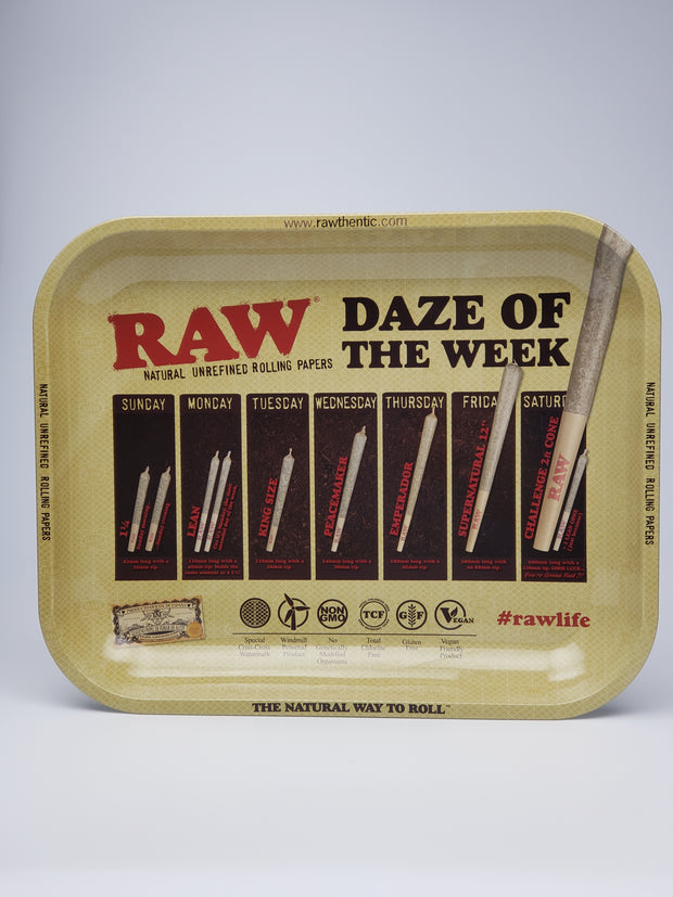 Raw daze of the week tray