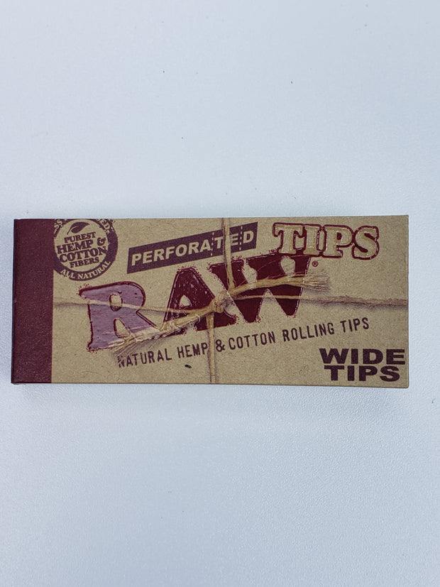 Raw perforated wide tips