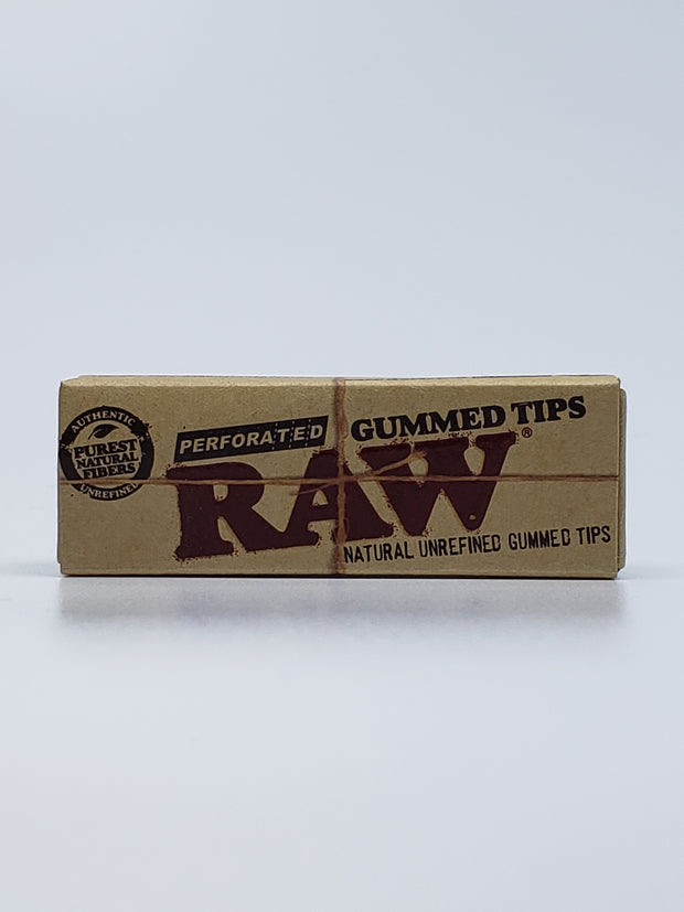 Raw perforated gummed tips