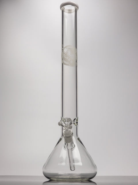 20" Hvy glass white lined beaker
