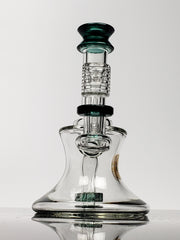 Bougie mini waterpipe with  green shower-head & mouthpiece