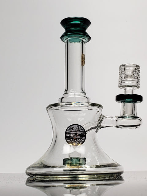 Bougie mini waterpipe with  green shower-head & mouthpiece