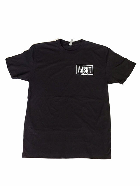 Absnt Minded black t-shirt with small print