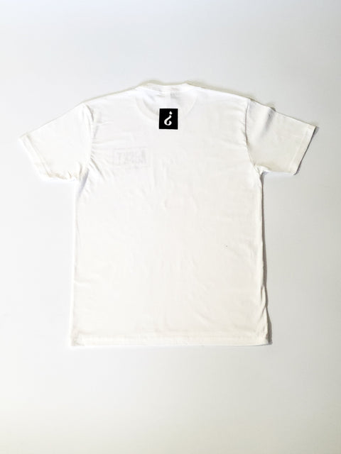 Absnt Minded white t-shirt with large print