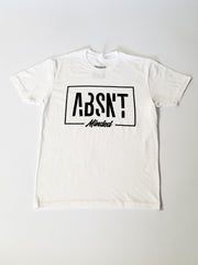 Absnt Minded white t-shirt with large print