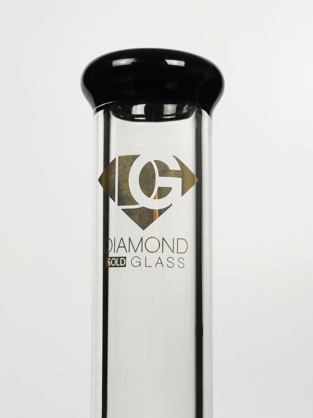 14" Diamond Glass 7mm beaker bong