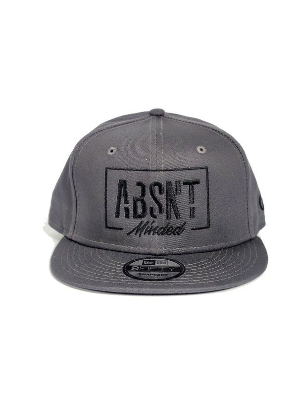 Absnt Minded Charcoal snapback hat