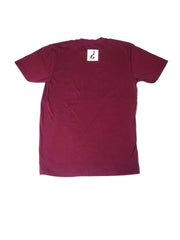 Absnt Minded burgundy t-shirt