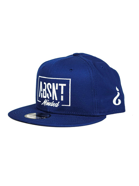 Absnt Minded blue snapback hat