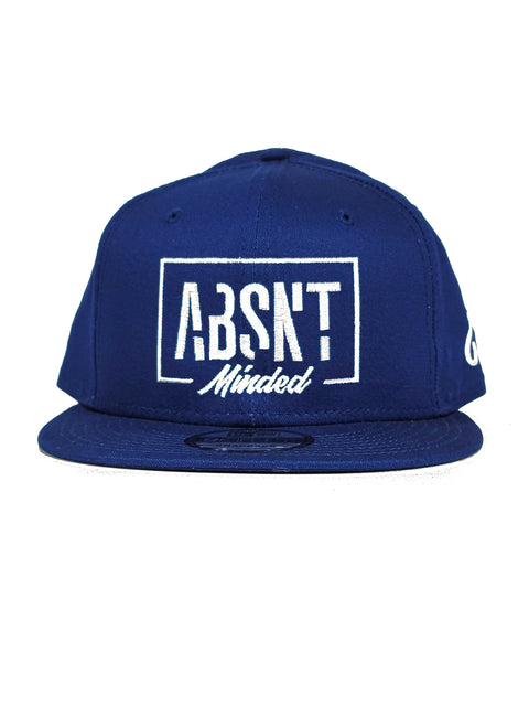 Absnt Minded blue snapback hat