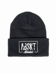 Absnt Minded black beanie
