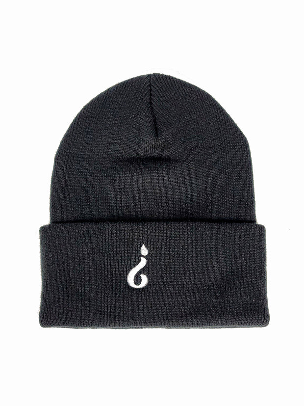 Absnt Minded black beanie