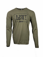 Absnt Minded long sleeve military green t-shirt