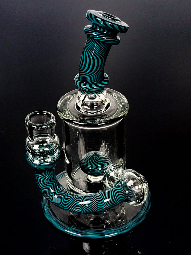 Kosher Glass dab Rigs with wrapped foots